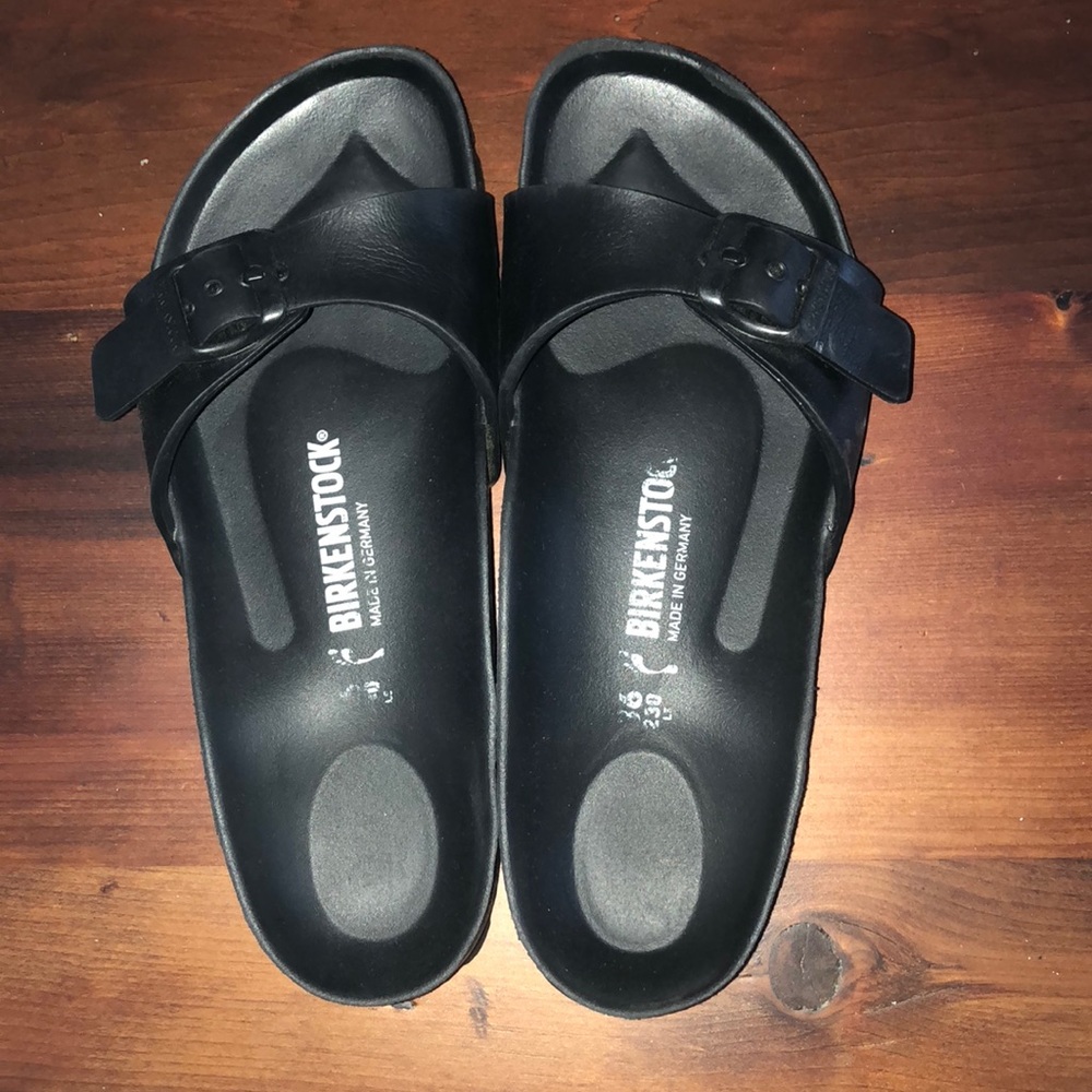 Birkenstock Madrid Black Sandals